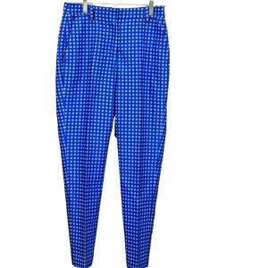 J. Crew Foulard Jacquard Cigarette Pants Size 8